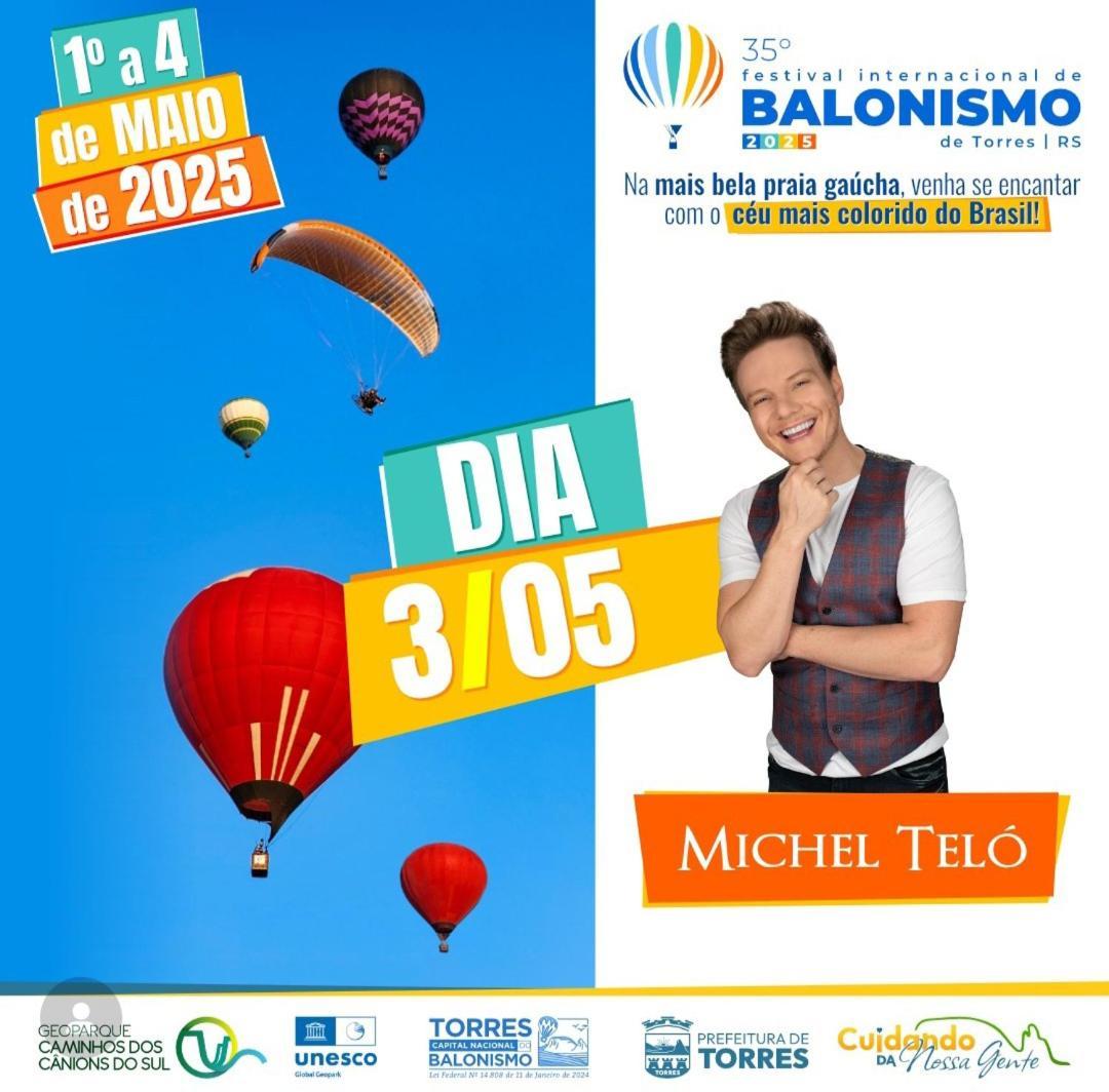 Kitnet S1 Em Torres-Rs - Na Mais Bela Praia Gaucha - Cozinha - Banheiro - Ar Condicionado - Tv E Wi-Fi - Estacionamento - Anfitria Superhost No Bnb Dış mekan fotoğraf
